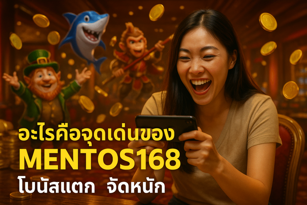 อะไรคือจุดเด่นของ MENTOS168 โบนัสแตก จัดหนัก