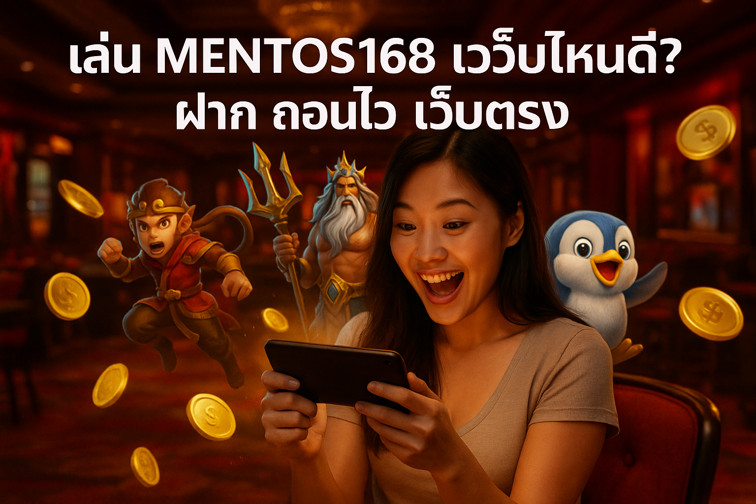 MENTOS168 เว็บไหนดี? ฝาก ถอนไว เว็บตรง