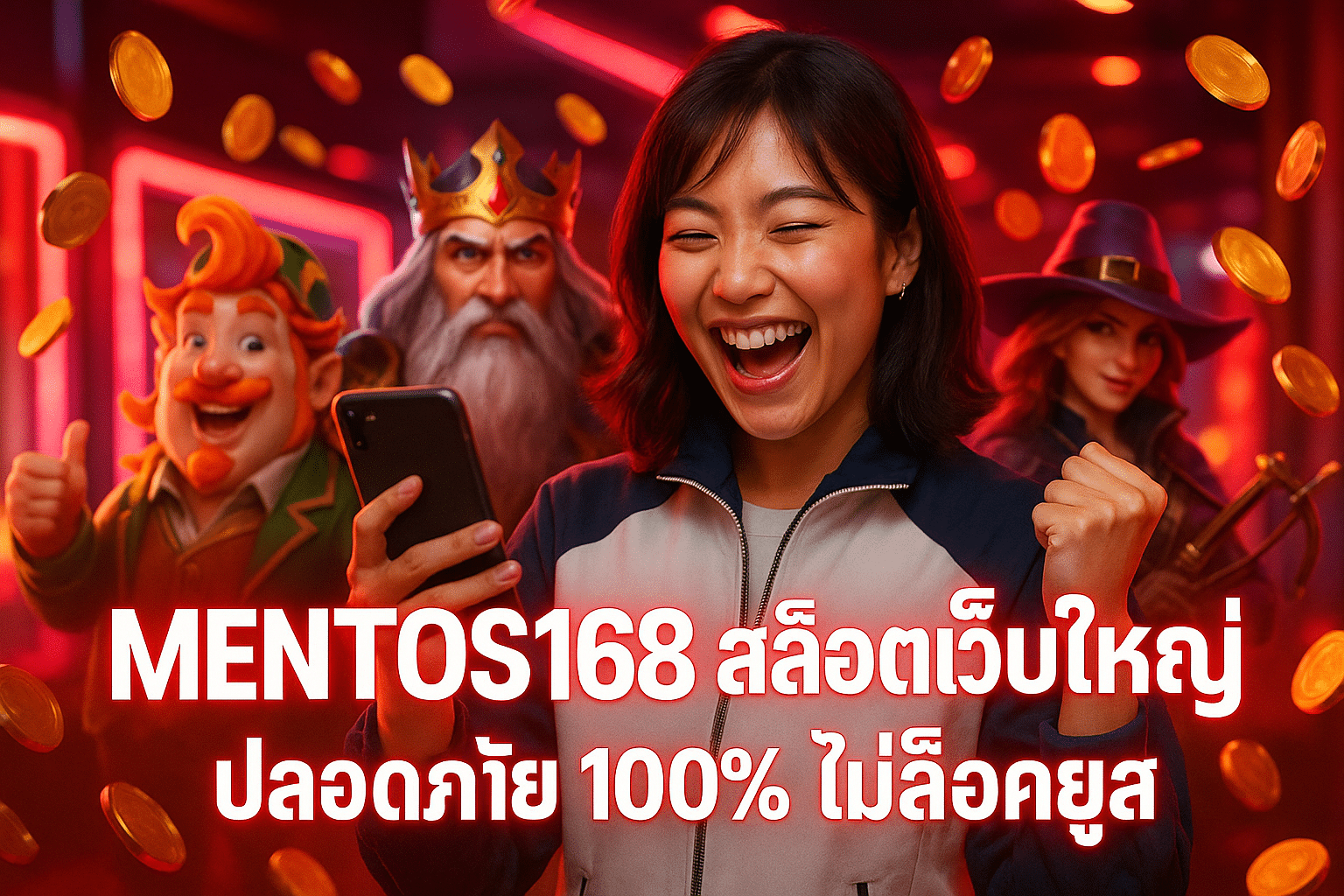 MENTOS168 สล็อตเว็บใหญ่ ปลอดภัย 100% ไม่ล็อคยูส