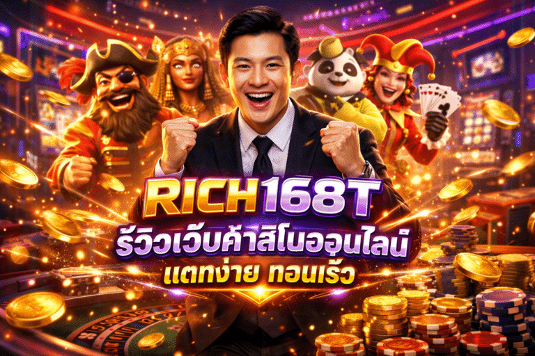 RICH168T รีวิวเว็บคาสิโนออนไลน์ แตกง่าย ถอนเร็ว
