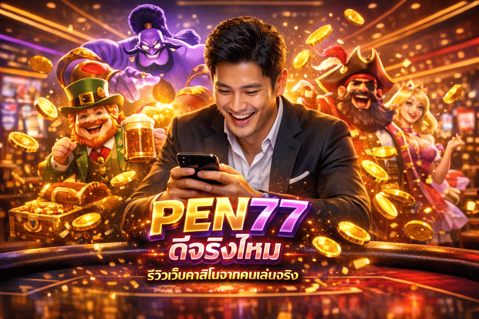 PEN77 ดีจริงไหม รีวิวเว็บคาสิโนจากคนเล่นจริง